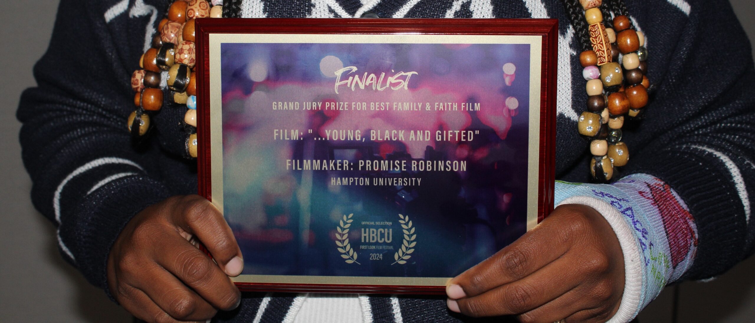 Promise Robinson wins first place at HBCU First LOOK Film Festival